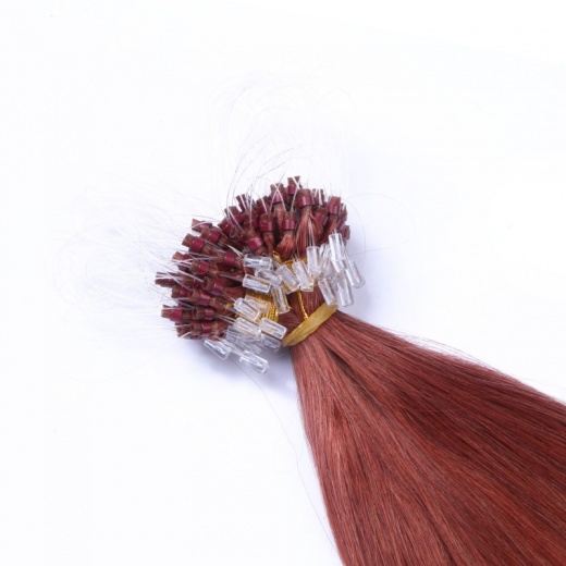 Microring Extensions #14 Rot &ndash; 100 % Echthaar