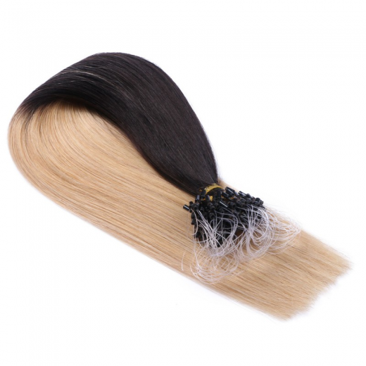 Microring Extensions #1B/24 Ombre &ndash; 100 % Echthaar