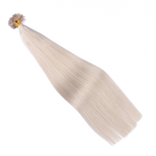 25 x Keratin Bonding Hair Extensions - Grey / Grau - 100% Echthaar - NOVON EXTENTIONS