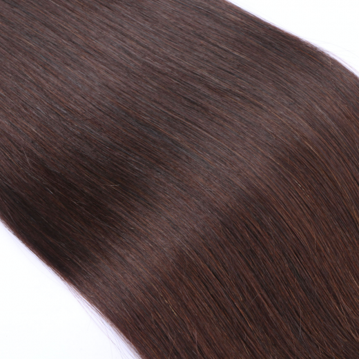 Bonding Extensions #2 Dunkelbraun gewellt &ndash; 100 % Echthaar