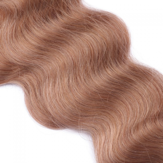 25 Keratin Bonding Hair Extensions - 12 Hellbraun - GEWELLT 100% Echthaar 1g Strhne - NOVON EXTENTIONS