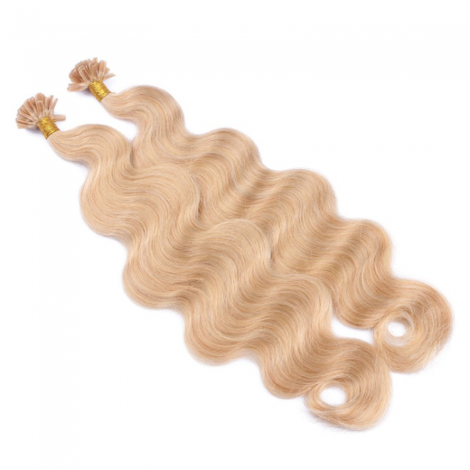 Bonding Extensions #18 Naturaschblond gewellt &ndash; 100...