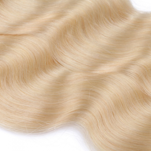 Bonding Extensions #613 Helllichtblond gewellt &ndash;...