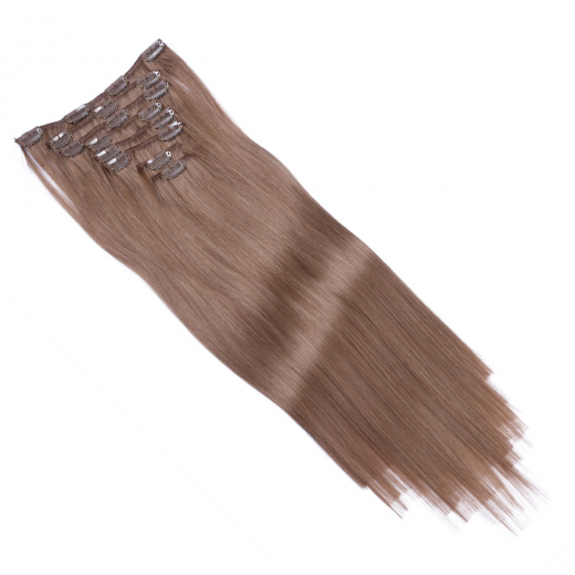 #10 - Clip-In Hair Extensions / 8 Tressen / Haarverlngerung XXL Komplettset 60 cm - Glatt