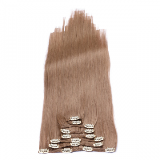 #12 - Clip-In Hair Extensions / 8 Tressen / Haarverlngerung XXL Komplettset 60 cm - Gewellt