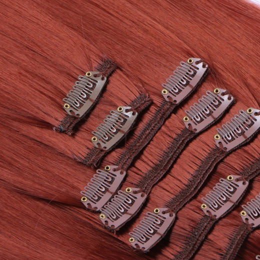 #14 - Clip-In Hair Extensions / 8 Tressen / Haarverlngerung XXL Komplettset 60 cm - Gewellt