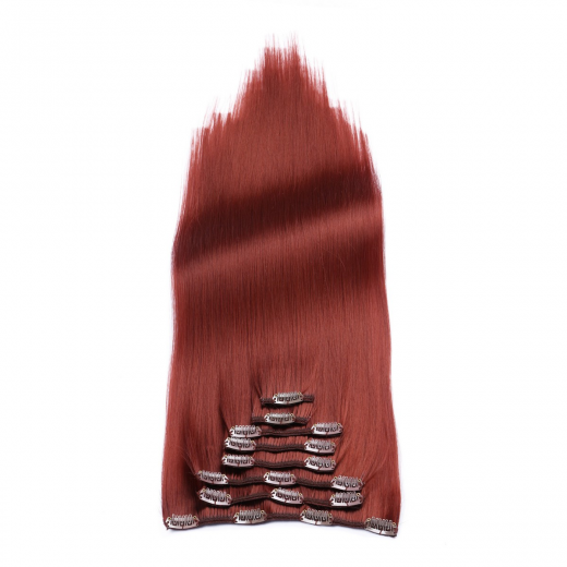 #14 - Clip-In Hair Extensions / 8 Tressen / Haarverlngerung XXL Komplettset 60 cm - Gewellt