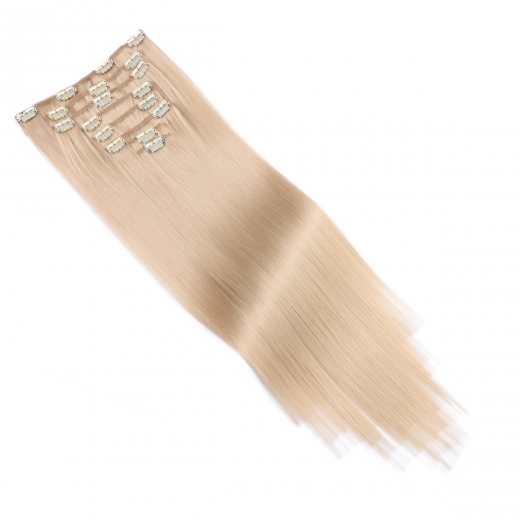 #18 - Clip-In Hair Extensions / 8 Tressen / Haarverlngerung XXL Komplettset 60 cm - Glatt