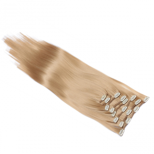 #20 - Clip-In Hair Extensions / 8 Tressen / Haarverlngerung XXL Komplettset 50 cm - Glatt