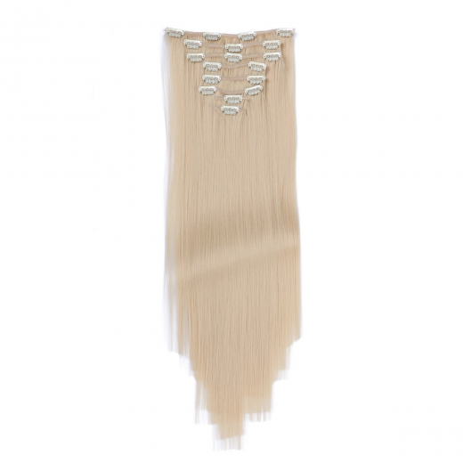 #24 - Clip-In Hair Extensions / 8 Tressen / Haarverlngerung XXL Komplettset 50 cm - Glatt