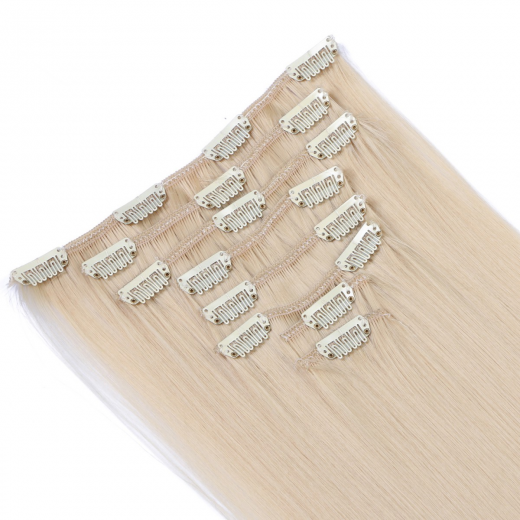 #24 - Clip-In Hair Extensions / 8 Tressen / Haarverl�ngerung XXL Komplettset 60 cm - Gewellt