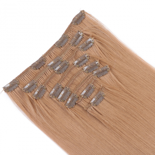 #27 - Clip-In Hair Extensions / 8 Tressen / Haarverlngerung XXL Komplettset 50 cm - Glatt