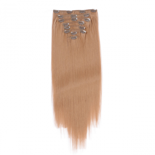 #27 - Clip-In Hair Extensions / 8 Tressen / Haarverlngerung XXL Komplettset 60 cm - Glatt