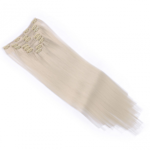 #60 - Clip-In Hair Extensions / 8 Tressen / Haarverlngerung XXL Komplettset 50 cm - Glatt