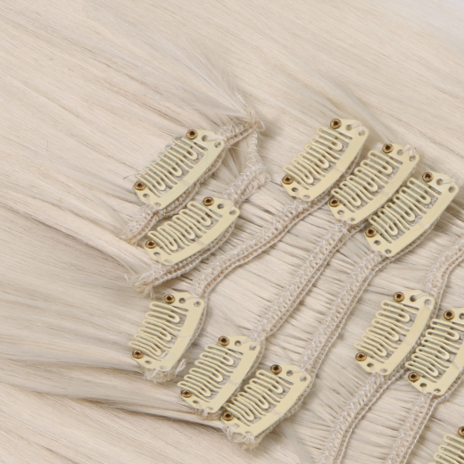 #60 - Clip-In Hair Extensions / 8 Tressen / Haarverlngerung XXL Komplettset 60 cm - Gewellt