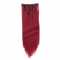 #Burg - Clip-In Hair Extensions / 8 Tressen /...