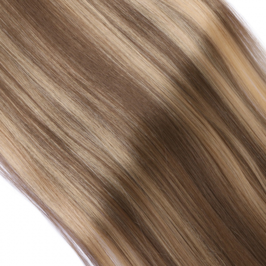 #H10/16 Gestrhnt - Clip-In Hair Extensions / 8 Tressen / Haarverlngerung XXL Komplettset 50 cm - Glatt