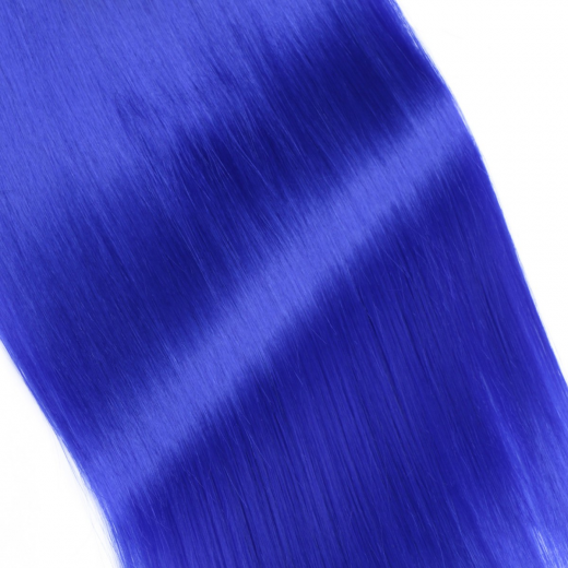 #T1B/Blue Ombre - Clip-In Hair Extensions / 8 Tressen / Haarverl�ngerung XXL Komplettset 60 cm - Glatt