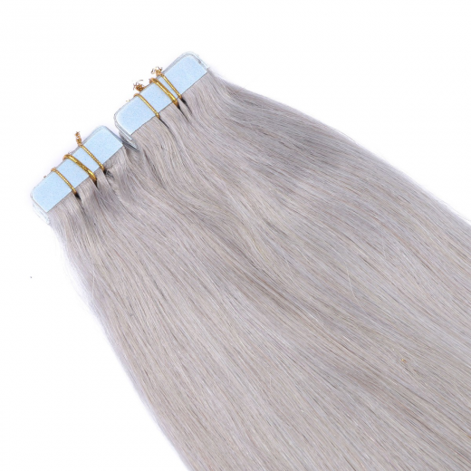Tape Extensions Silver &ndash; 100 % Echthaar