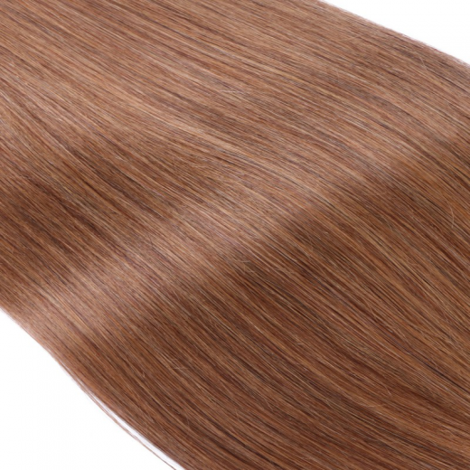 10 x Tape In - 8 Goldbraun - Hair Extensions - 2,5g - NOVON EXTENTIONS 70 cm