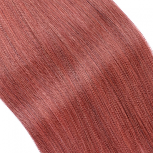 10 x Tape In - 14 Rot - Hair Extensions - 2,5g - NOVON EXTENTIONS 70 cm