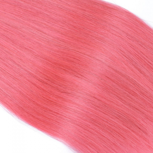 10 x Tape In - Pink - Hair Extensions - 2,5g - NOVON EXTENTIONS 70 cm