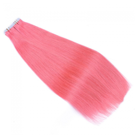 Tape Extensions Pink &ndash; 100 % Echthaar