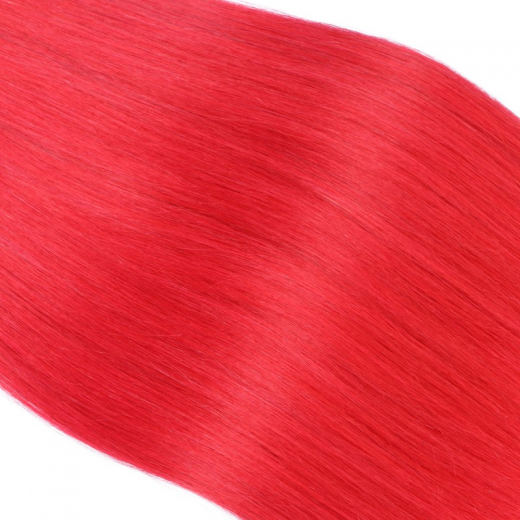 10 x Tape In - Red - Hair Extensions - 2,5g - NOVON EXTENTIONS 70 cm