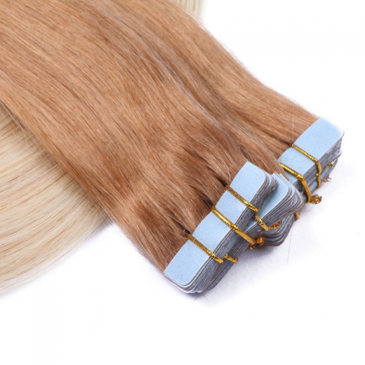 10 x Tape In - 12/60 Ombre - Hair Extensions - 2,5g - NOVON EXTENTIONS 70 cm