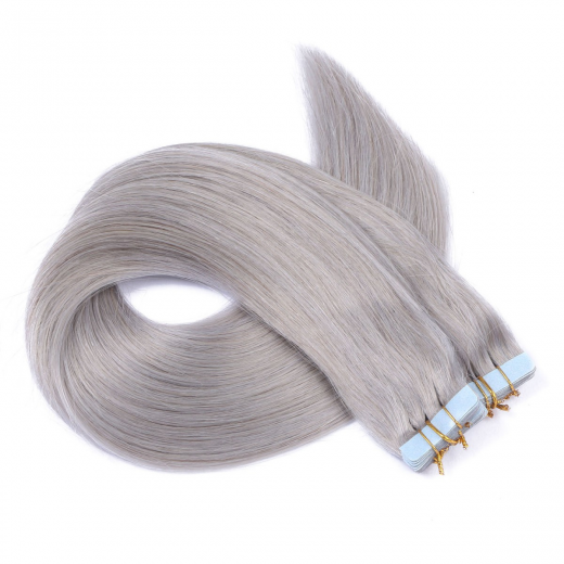 Tape Extensions Silver &ndash; 100 % Echthaar