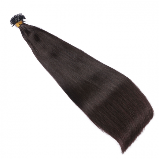 Bonding Extensions #1B Schwarzbraun &ndash; 100 % Echthaar