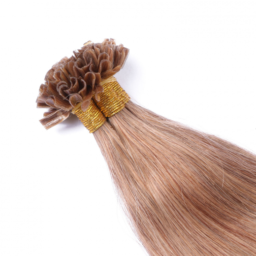 Bonding Extensions #12 Hellbraun &ndash; 100 % Echthaar