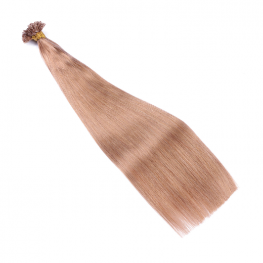 25 x Keratin Bonding Hair Extensions - 27 Honigblond - 100% Echthaar - NOVON EXTENTIONS 50 cm - 1 g