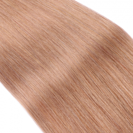 25 x Keratin Bonding Hair Extensions - 27 Honigblond - 120% Echthaar - NOVON EXTENTIONS 60 cm - 1 g