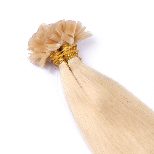 25 x Keratin Bonding Hair Extensions - 613 Helllichtblond - 100% Echthaar - NOVON EXTENTIONS 70 cm - 1 g