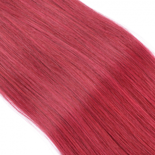 25 x Keratin Bonding Hair Extensions - Burg - 100% Echthaar - NOVON EXTENTIONS 50 cm - 0,5 g