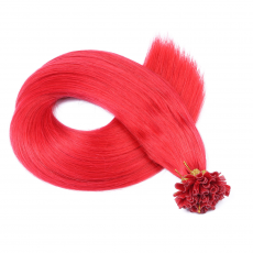 25 x Keratin Bonding Hair Extensions - Red - 100%...