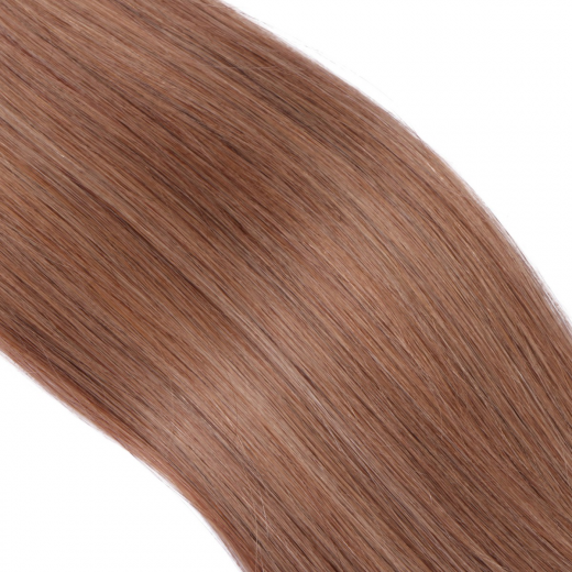 25 x Micro Ring / Loop - 27 Honigblond - Hair Extensions 100% Echthaar - NOVON EXTENTIONS 50 cm - 1 g