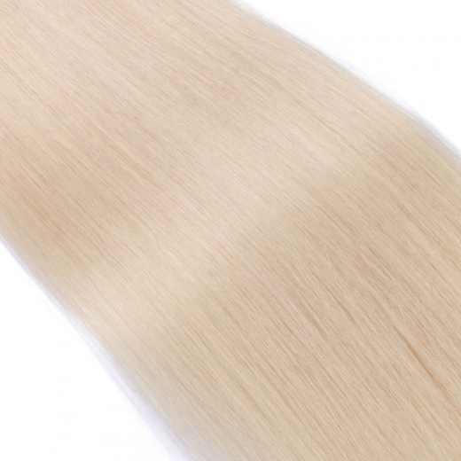 Microring Extensions #60 Wei�blond &ndash; 100 % Echthaar