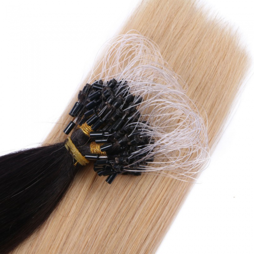 Microring Extensions #1B/24 Ombre &ndash; 100 % Echthaar