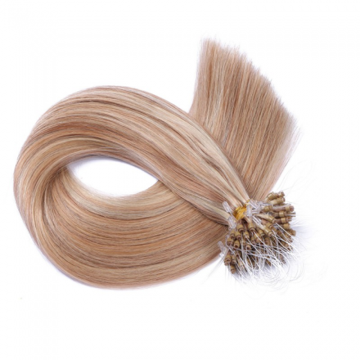Microring Extensions #12/613 Gestr�hnt &ndash; 100 % Echthaar 50cm - 1 g