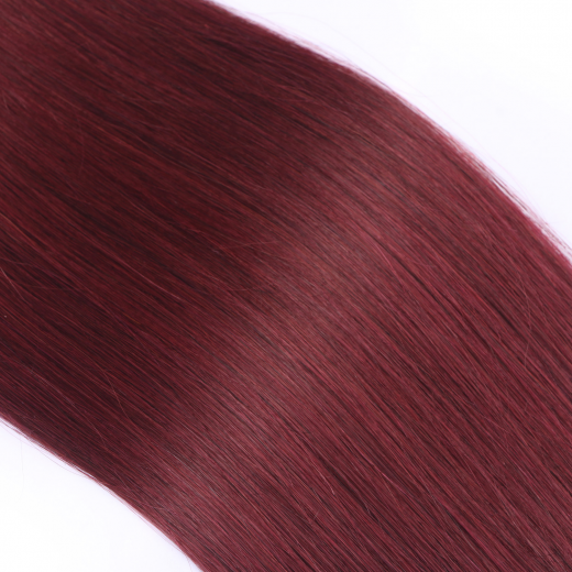 Bonding Extensions #99 Hellbraun-violett-mahagoni &ndash; 100 % Echthaar