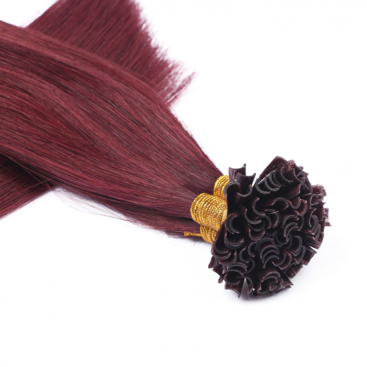 Bonding Extensions #99 Hellbraun-violett-mahagoni &ndash; 100 % Echthaar