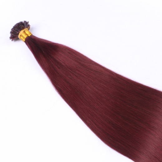 Bonding Extensions #99 Hellbraun-violett-mahagoni &ndash; 100 % Echthaar