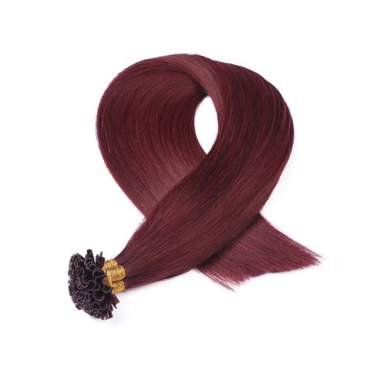Bonding Extensions #99 Hellbraun-violett-mahagoni &ndash; 100 % Echthaar