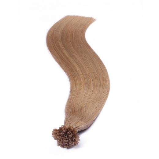 25 x Keratin Bonding Hair Extensions - 101 Mittelblondasch - 120% Echthaar - NOVON EXTENTIONS 60 cm - 1 g