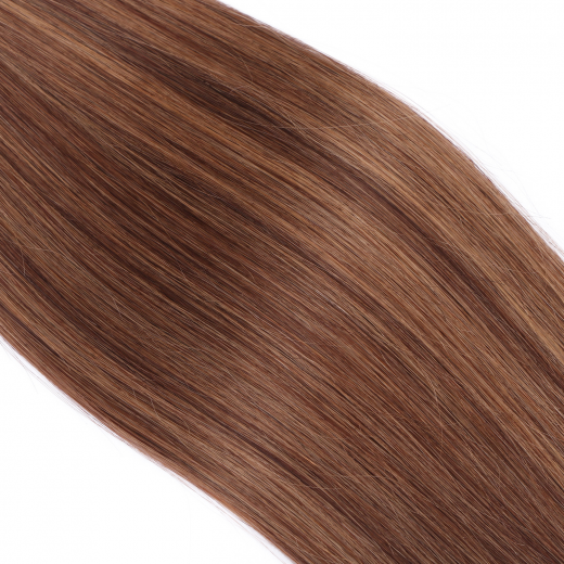 25 x Keratin Bonding Hair Extensions - 6/12 Gestr�hnt - 120% Echthaar - NOVON EXTENTIONS 40 cm - 1 g
