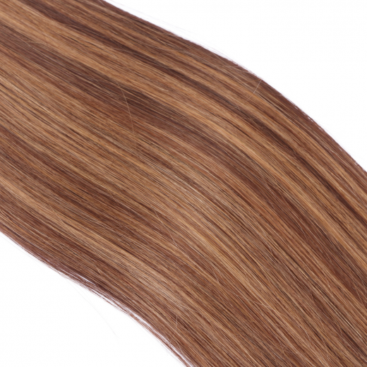 25 x Keratin Bonding Hair Extensions - 6/27 Gestrhnt - 100% Echthaar - NOVON EXTENTIONS 60 cm - 1 g