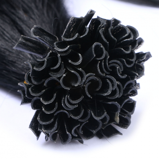 Bonding Extensions #1 Schwarz &ndash; 100 % Echthaar