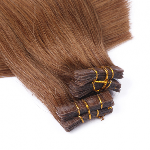 Tape Extensions #9 Mittelblond &ndash; 100 % Echthaar